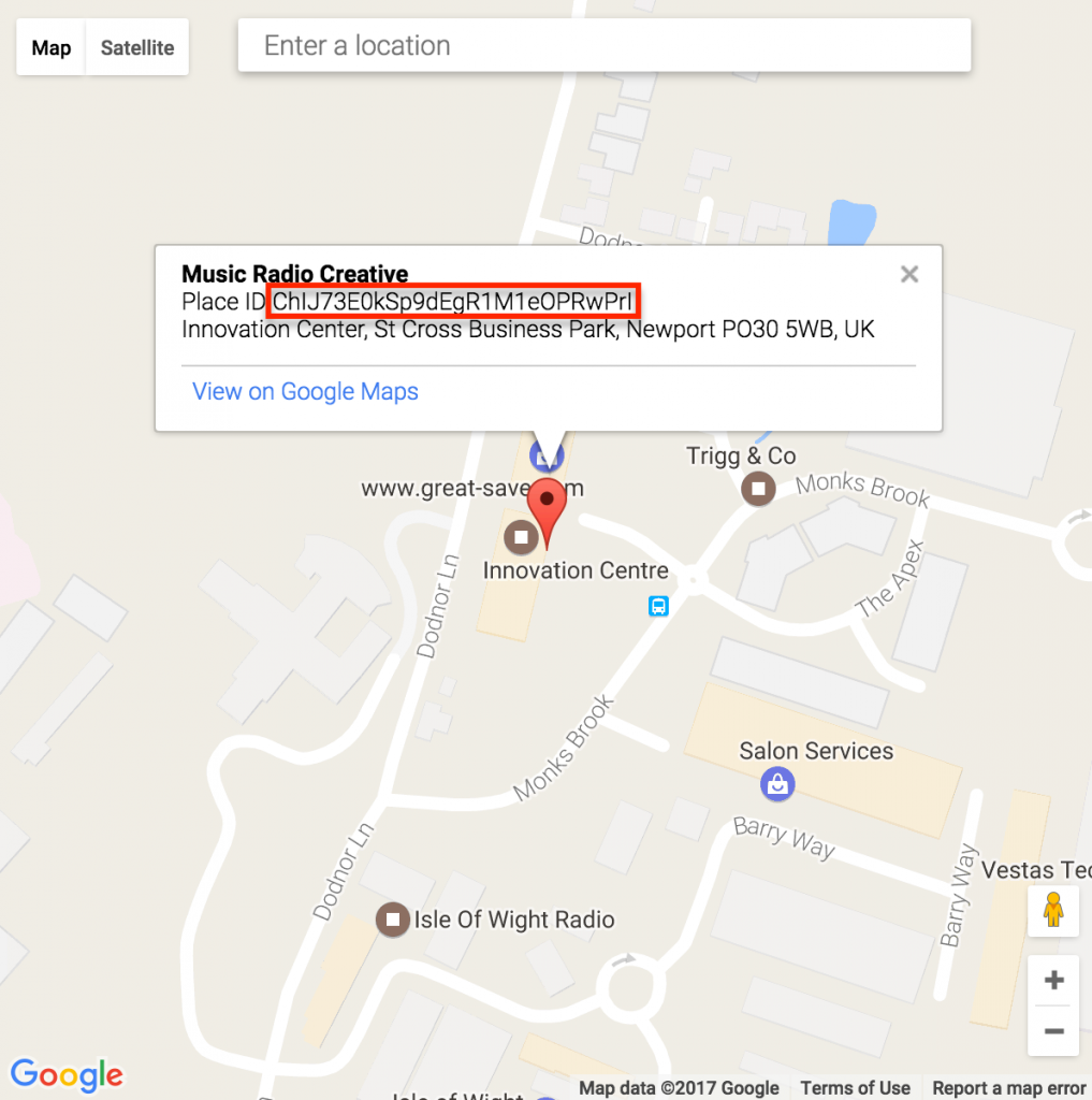 Find your Google Place ID